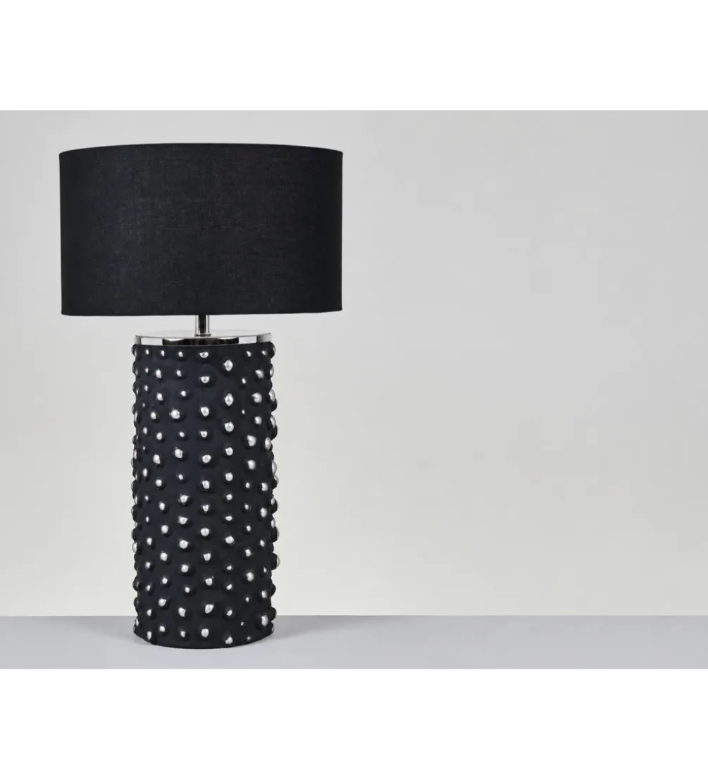 Lampa stołowa SALZBURGO 62 cm czarna