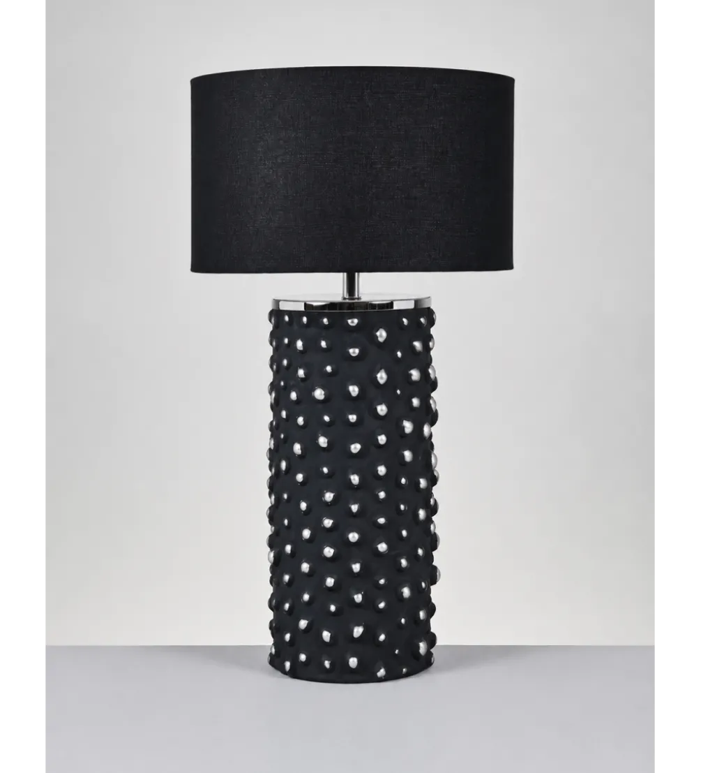 Lampa stołowa SALZBURGO 62 cm czarna
