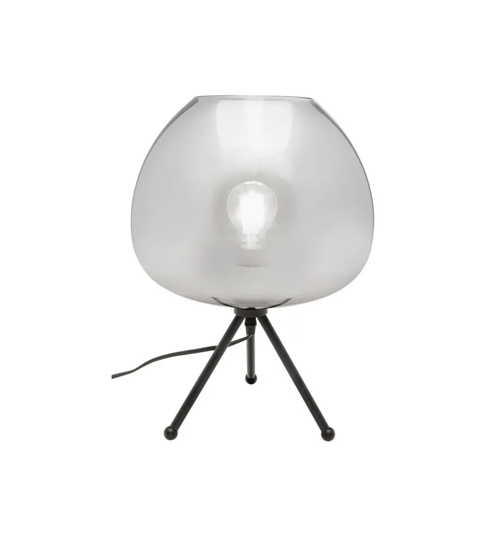 Lampa stołowa SPHERE 43 cm smoke