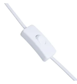 Lampa stołowa STRIPENMA 47 cm terrakota kremowa
