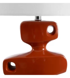 Lampa stołowa TERAY 78 cm terrakota