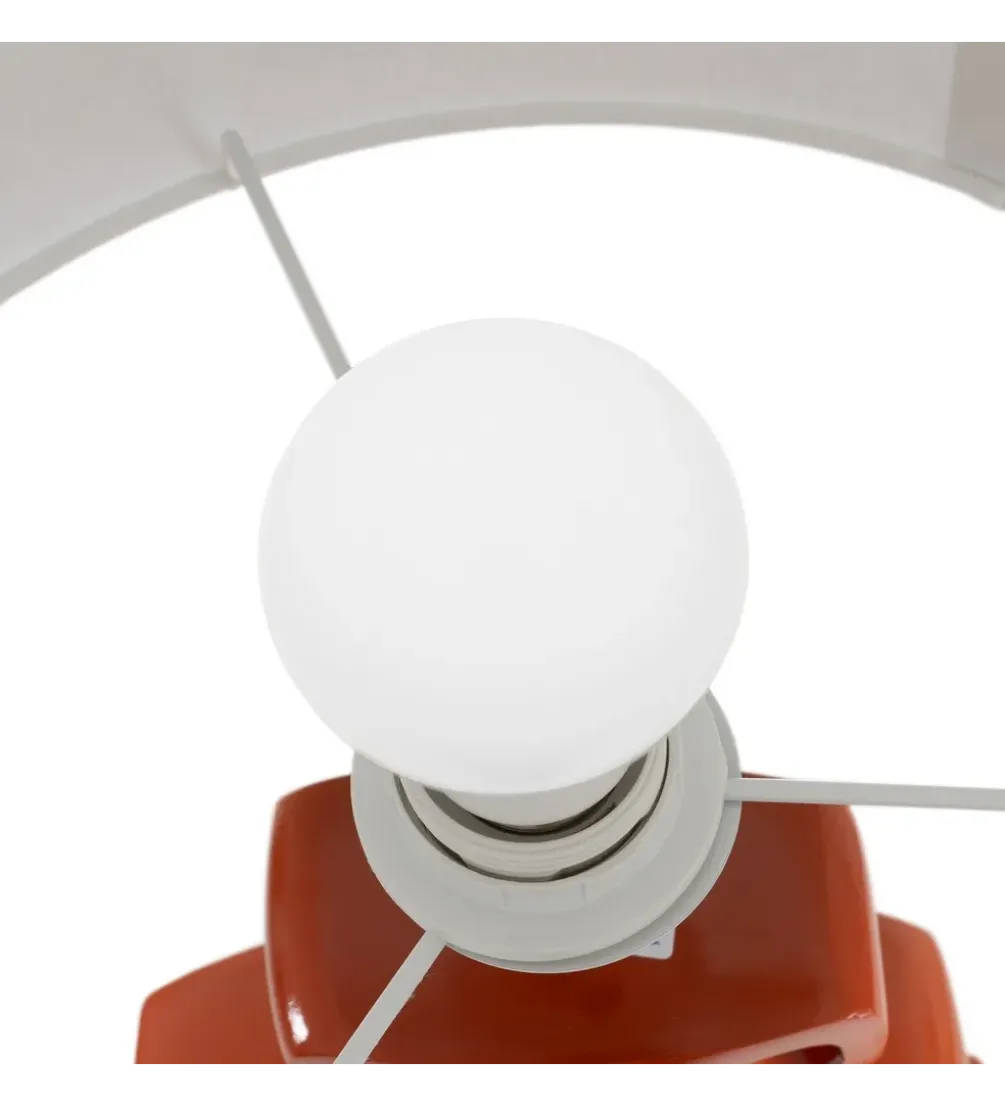 Lampa stołowa TERAY 78 cm terrakota