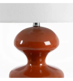 Lampa stołowa TERAY 74 cm terrakota