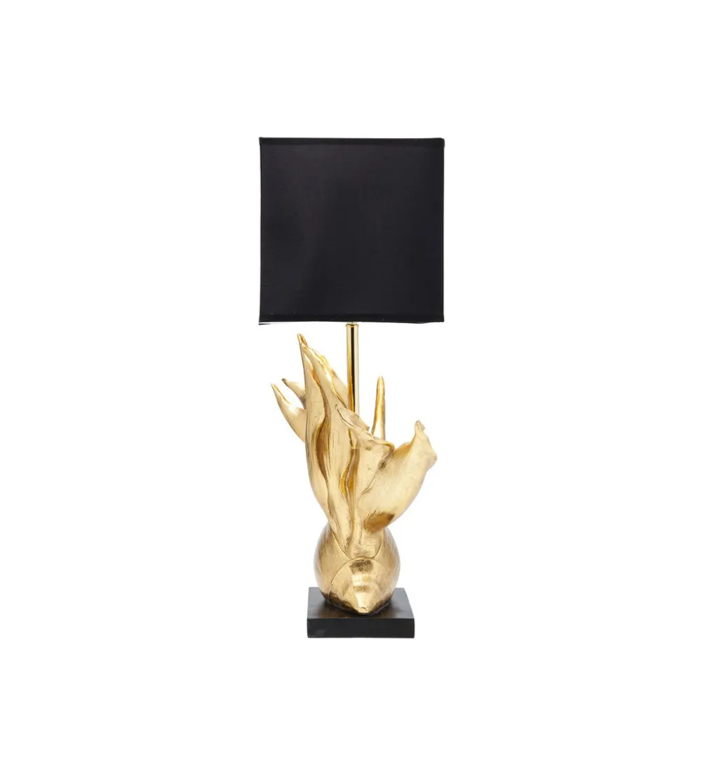 Lampa stołowa TROPICAL 65 cm złota