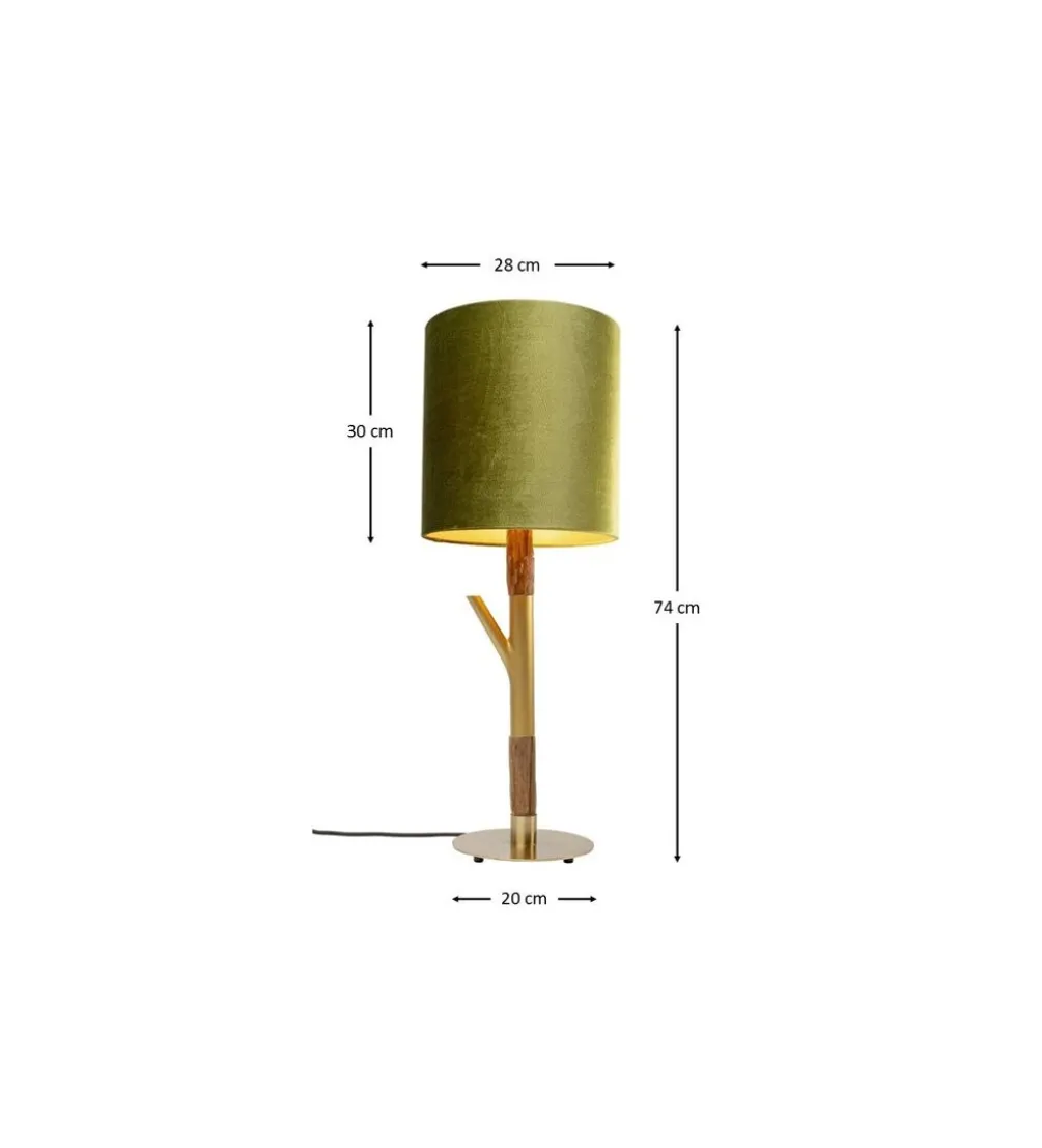 Lampa stołowa TWIG 74 cm zielona