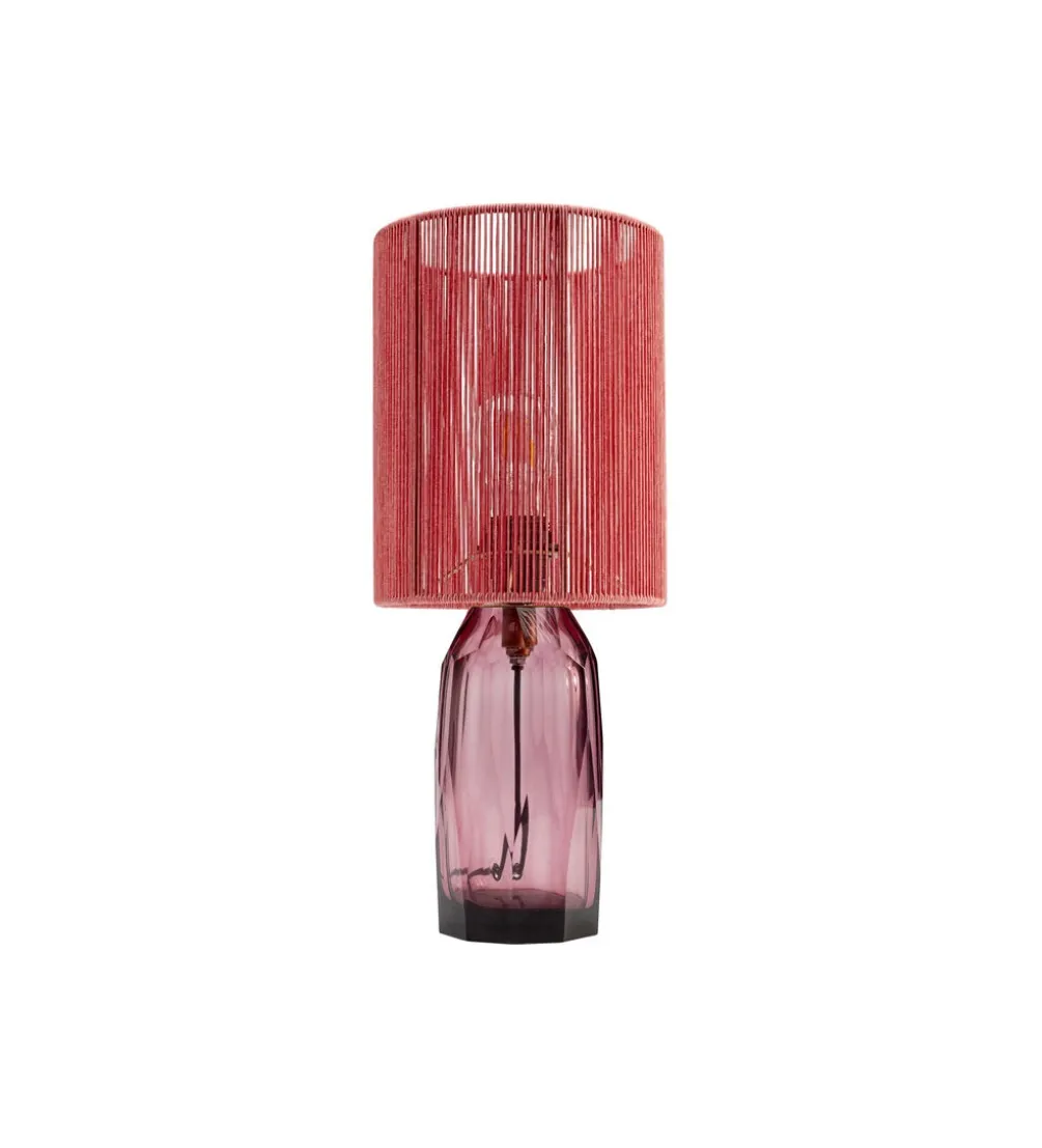 Lampa stołowa VECCHIO 42 cm różowa
