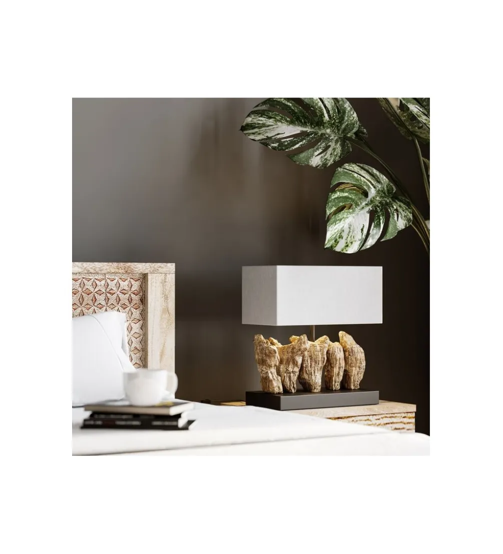 Lampa stołowa VERTICAL 43 cm naturalna