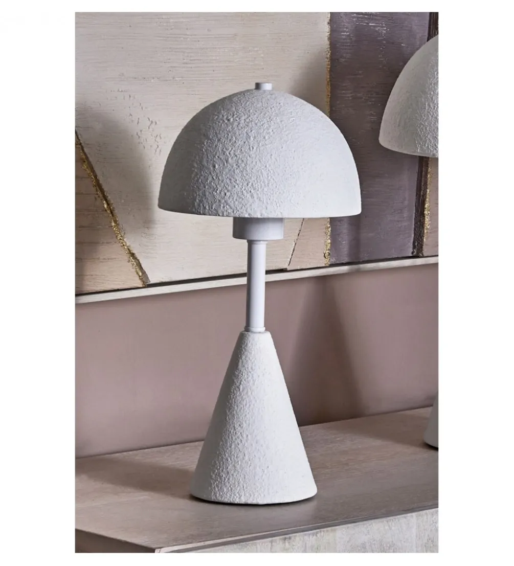Lampa stołowa VESTA 36 cm biała