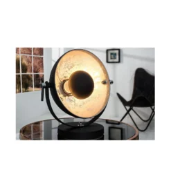 Lampa Studio 40 cm czarno srebrna