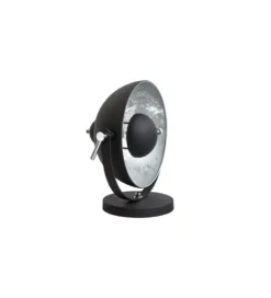 Lampa Studio 40 cm czarno srebrna