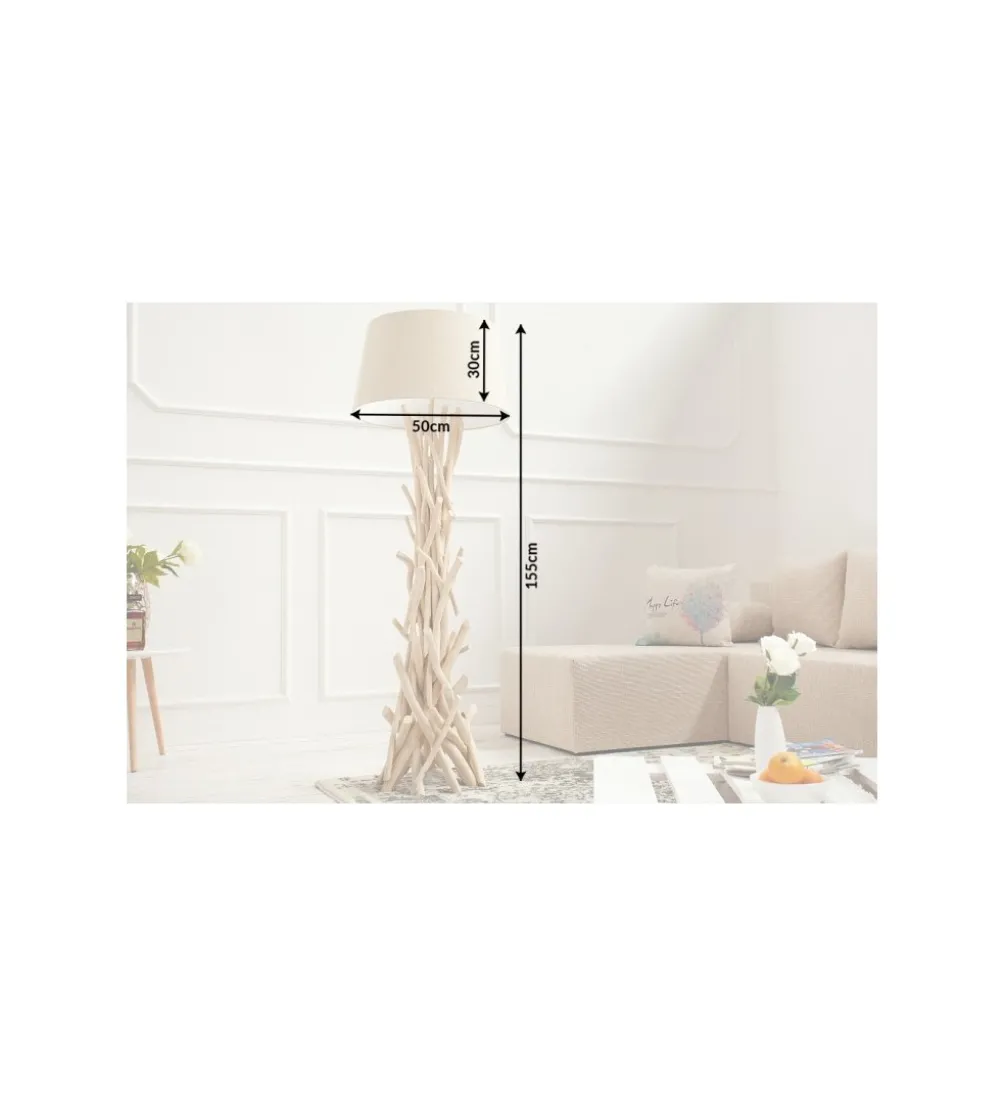 Lampa Cara 155 cm beżowa