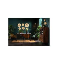 Lampa ścienna DISC 110 x 185 cm złota