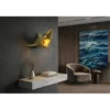Lampa ścienna SHARK 40 cm złota