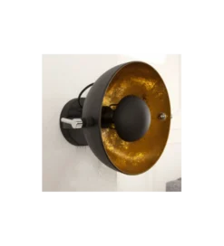 Lampa ścienna Studio czarno złota