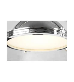 Lampa Industrial Chrom 45 cm