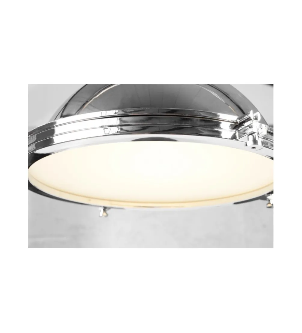 Lampa Industrial Chrom 45 cm