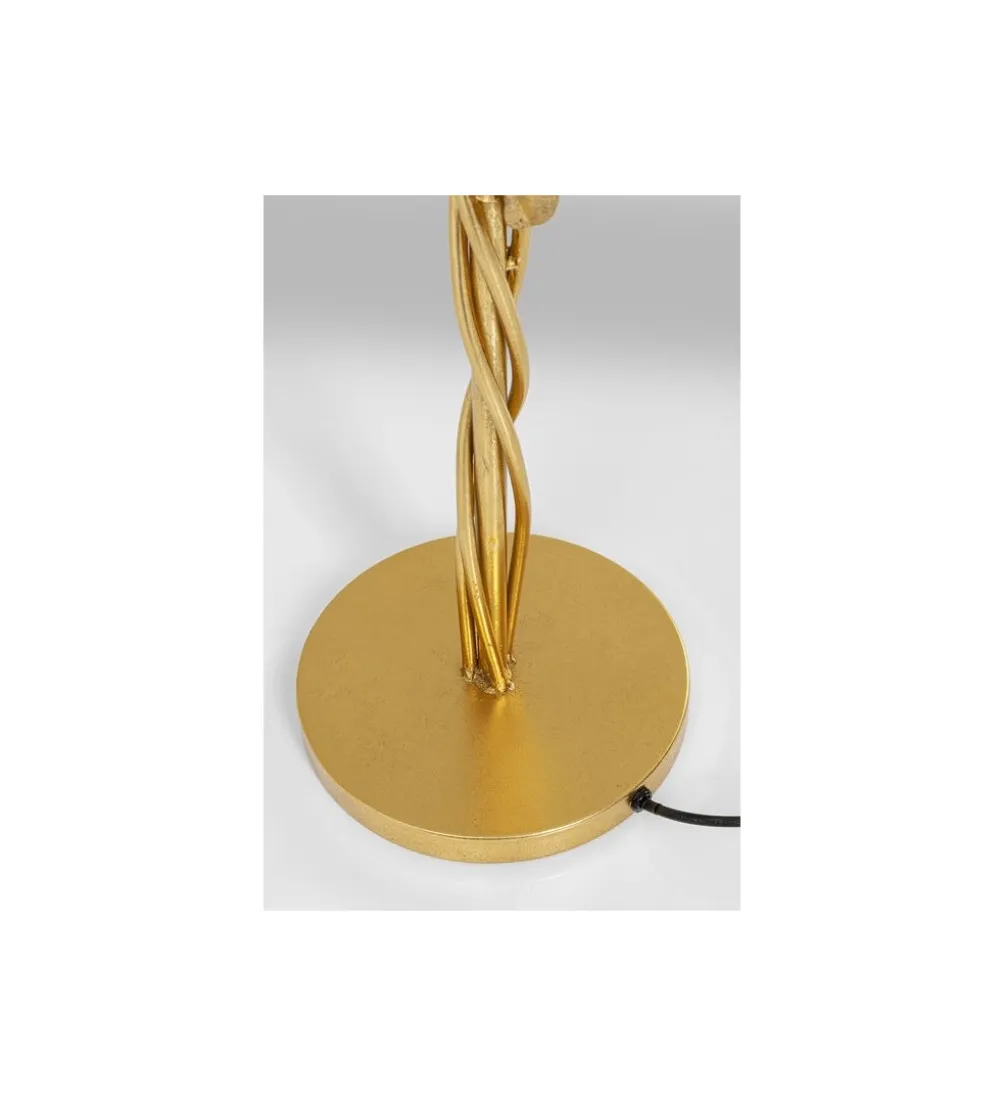 Lampa podłogowa Akile 123 cm złota