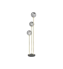 Lampa podłogowa Al capone tre 176 cm złota