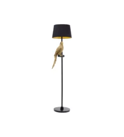 Lampa podłogowa ANIMAL PARROT 176 cm złota