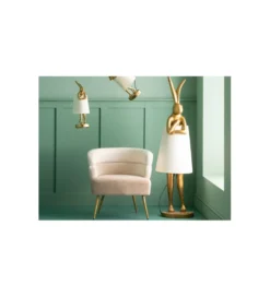 Lampa podłogowa ANIMAL RABBIT 150 cm złota