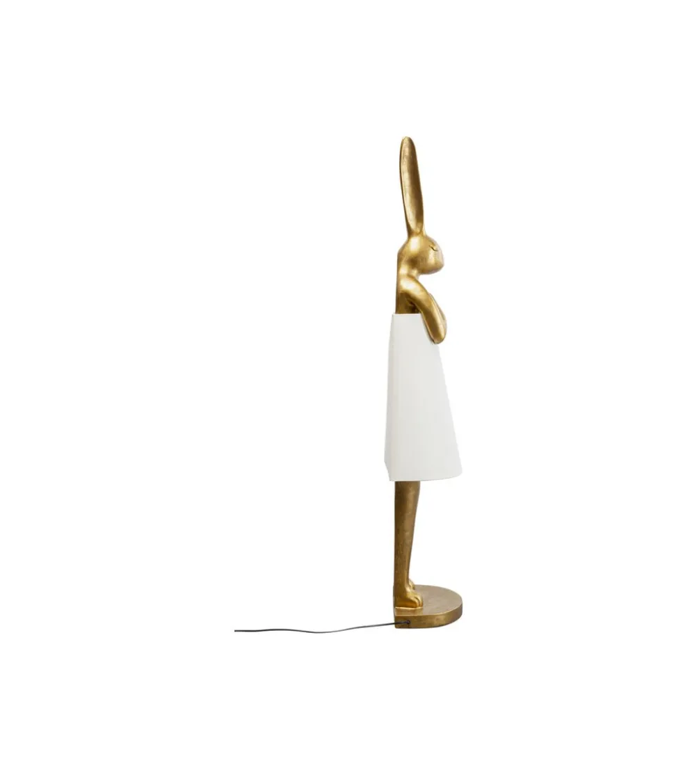 Lampa podłogowa ANIMAL RABBIT 150 cm złota
