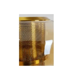 Lampa podłogowa ARCADIA AMBER 155 cm złota