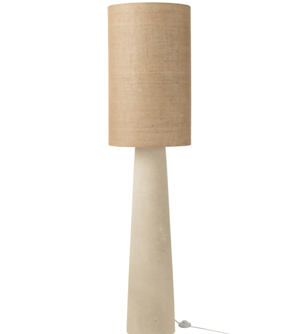 Lampa podłogowa AVA 168 cm naturalna biała