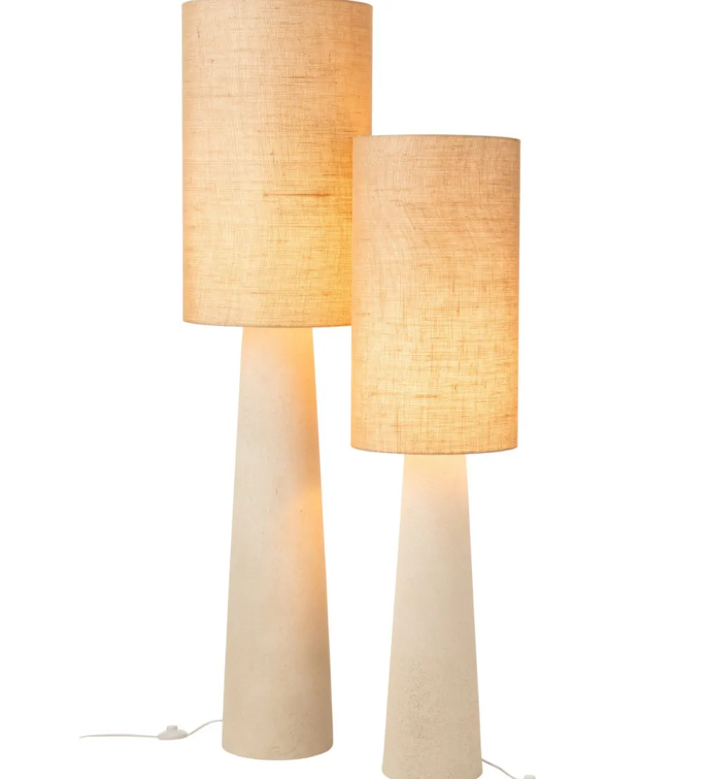 Lampa podłogowa AVA 168 cm naturalna biała
