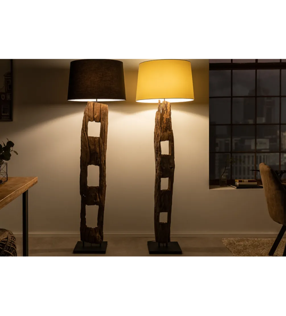 Lampa podłogowa BARRACUDA 177 cm czarna