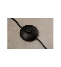 Lampa podłogowa BARRACUDA 177 cm czarna