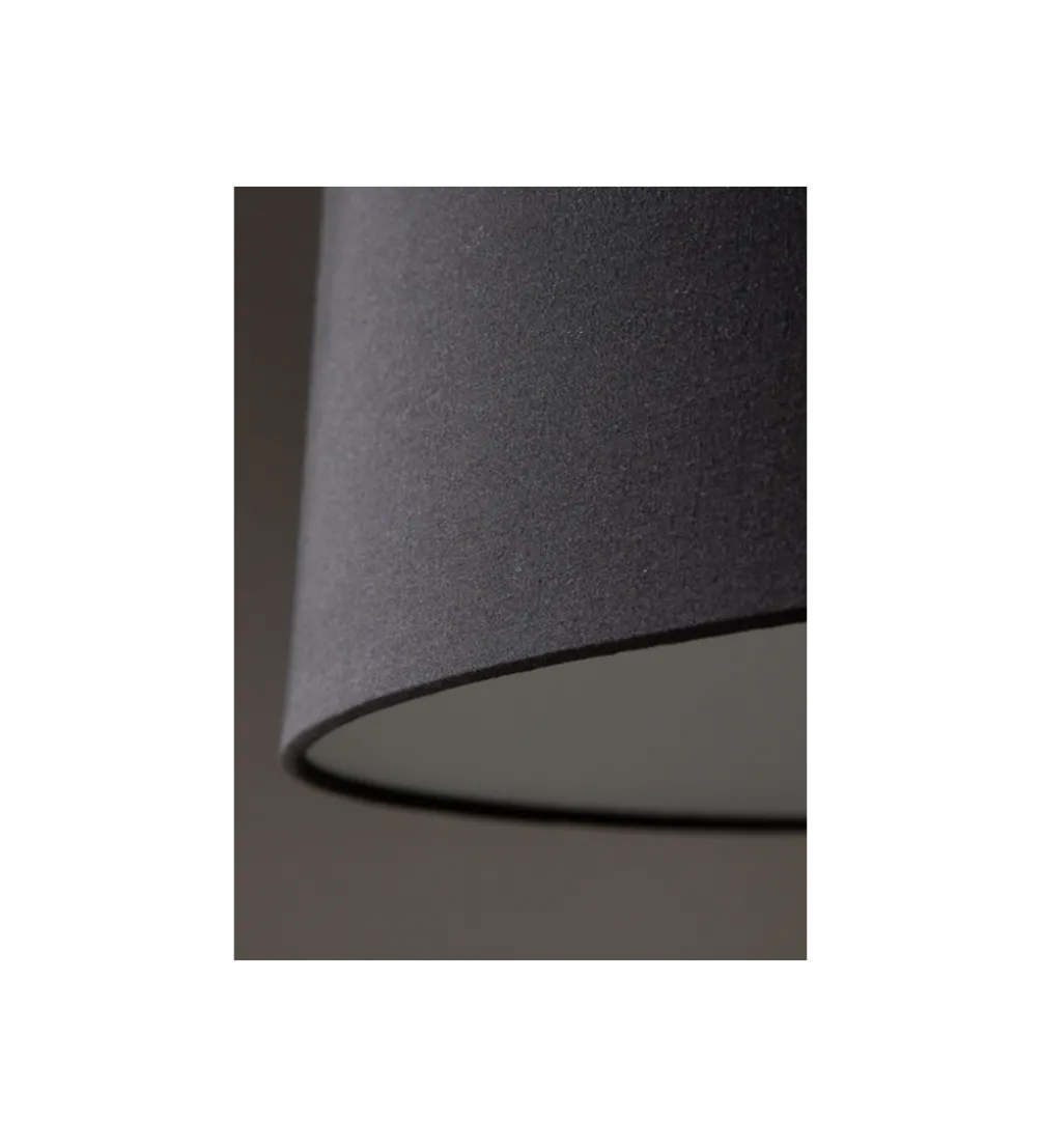 Lampa podłogowa BARRACUDA 177 cm czarna