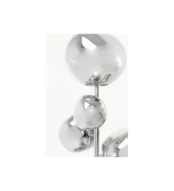 Lampa podłogowa BURBUJA 168 cm srebrna