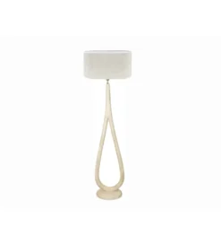 Lampa podłogowa Cronos 60 cm drewno mango