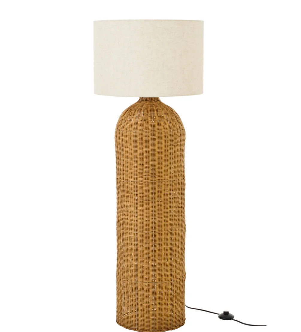 Lampa podłogowa CYLINDER 128 cm naturalna ercu