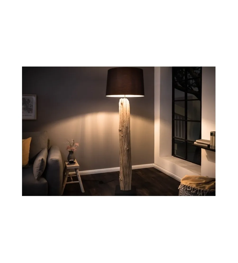 Lampa Podłogowa Driftwood Black
