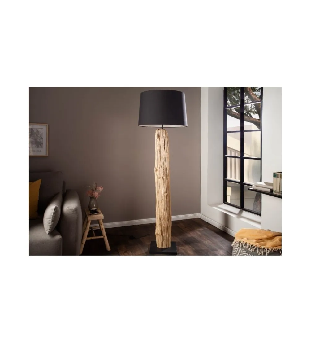 Lampa Podłogowa Driftwood Black