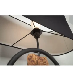 Lampa podłogowa Elit 147 cm czarna