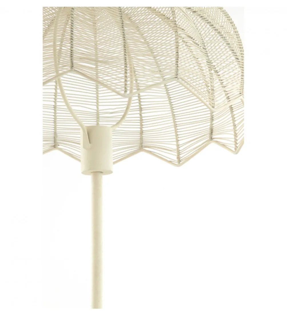 Lampa podłogowa ESPELO 150 cm kremowa