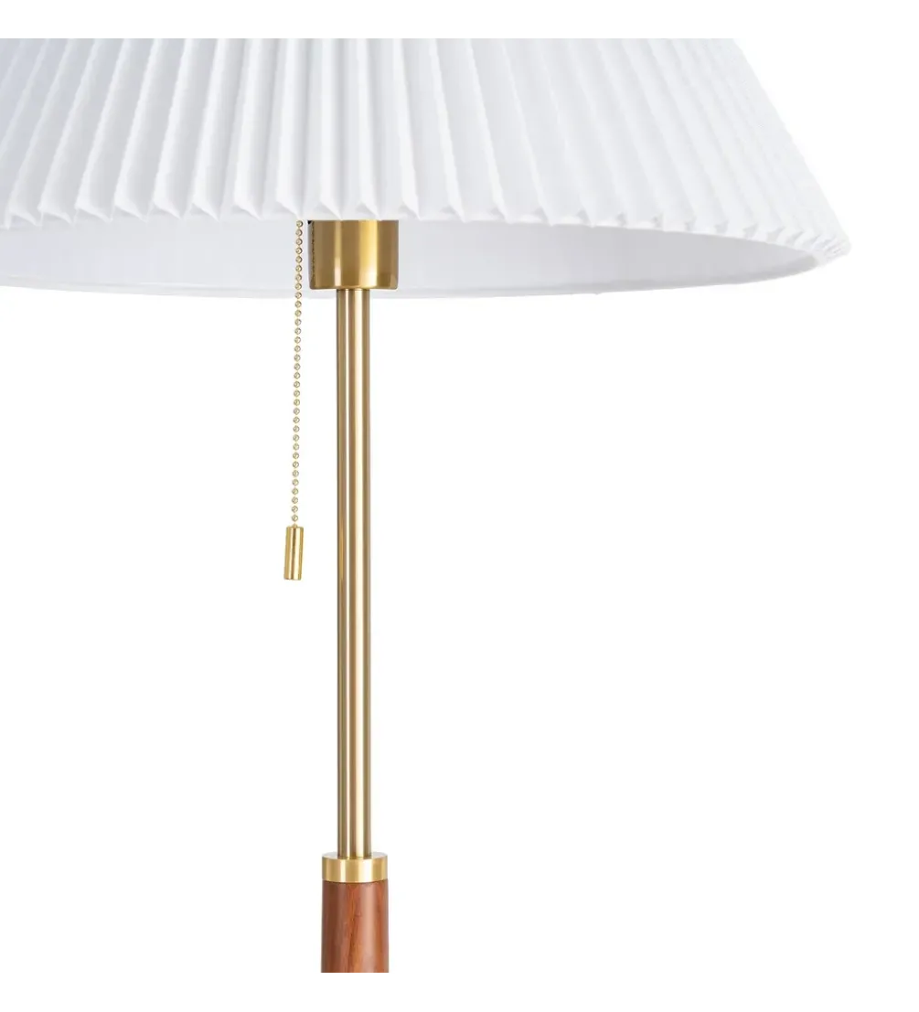Lampa podłogowa ETARAL 50 cm biało złota
