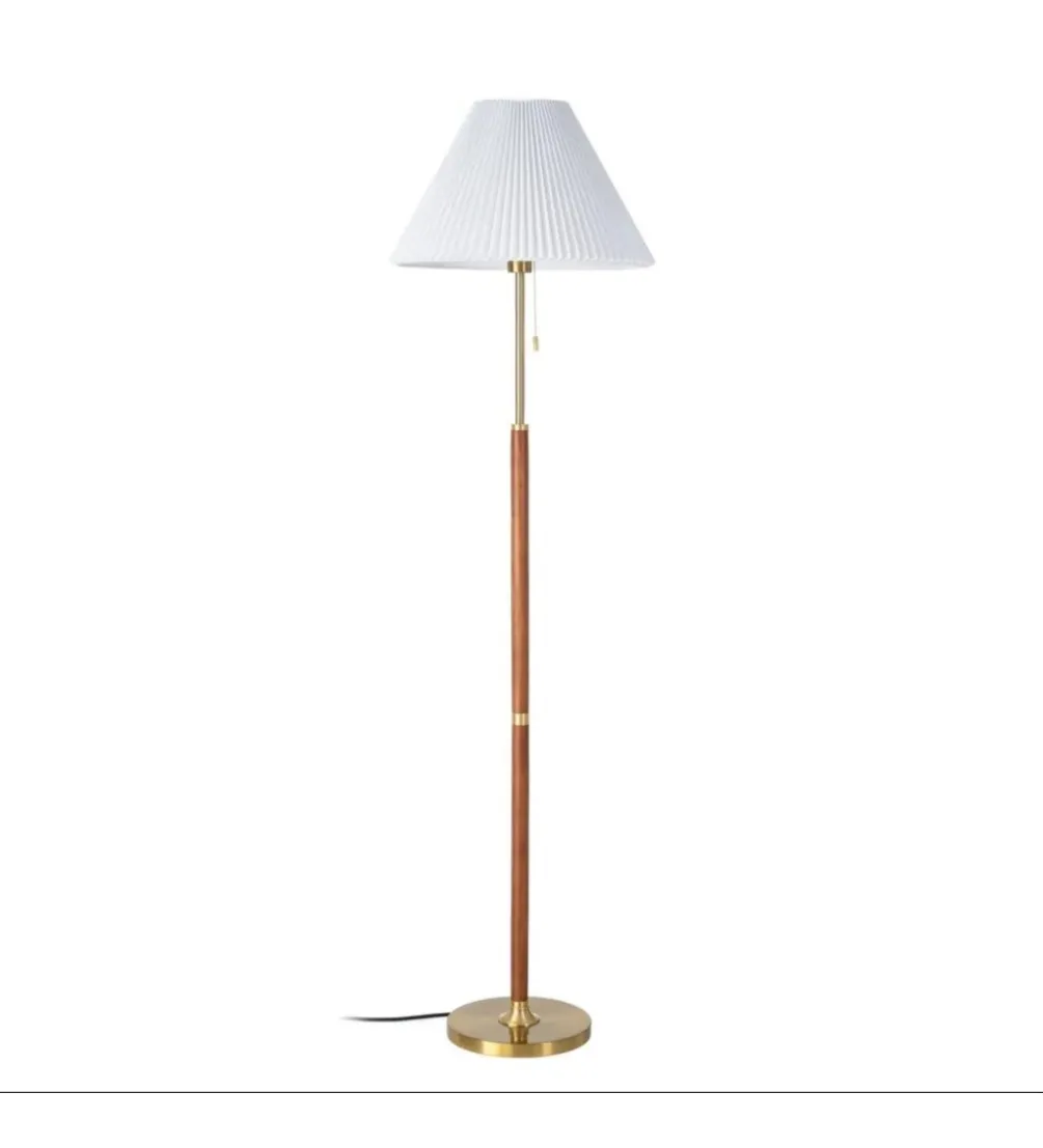 Lampa podłogowa ETARAL 50 cm biało złota