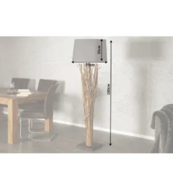 Lampa podłogowa Euphoria 175 cm szarobrązowa
