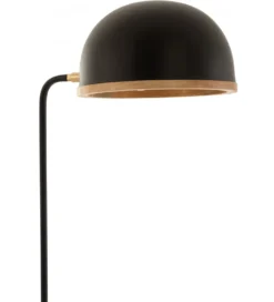 Lampa podłogowa EVY 130 cm czarna naturalna