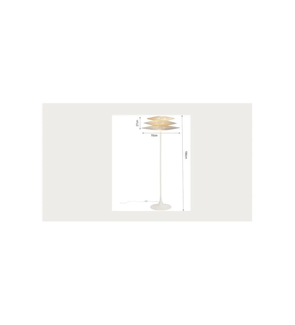 Lampa podłogowa FACILE TRE 184 cm