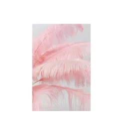 Lampa podłogowa FEATHER PALM 165 Cm  Pióra różowa