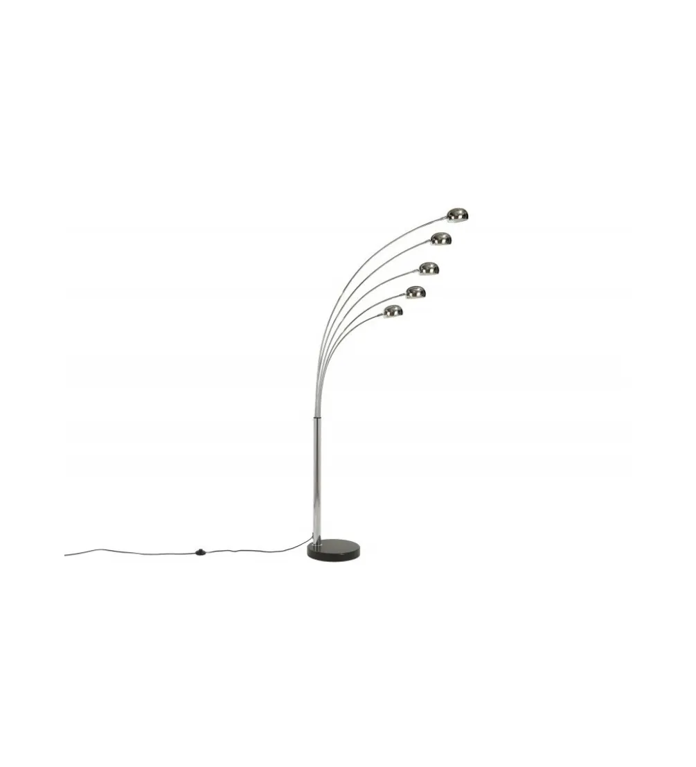 Lampa podłogowa Five chrom 200 cm srebrna