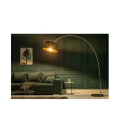 Lampa Podłogowa Forma czarno złota