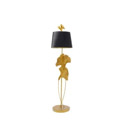 Lampa podłogowa GINKGO LEAFS 129 cm złoty