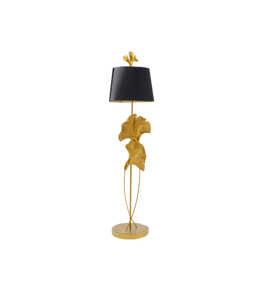 Lampa podłogowa GINKGO LEAFS 129 cm złoty