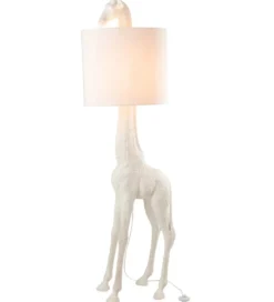 Lampa podłogowa Giraffe 179 cm biała