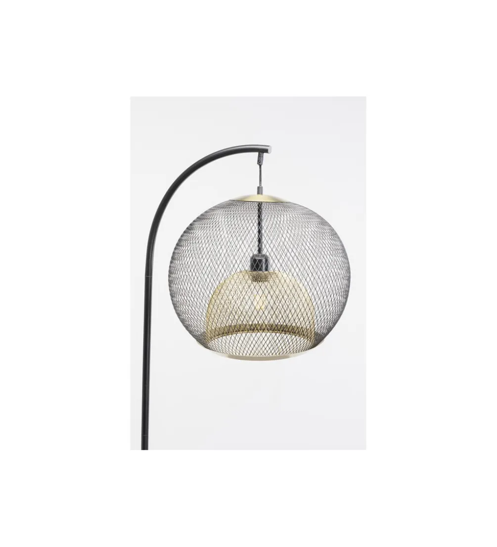 Lampa podłogowa GRATO 156 cm czarna